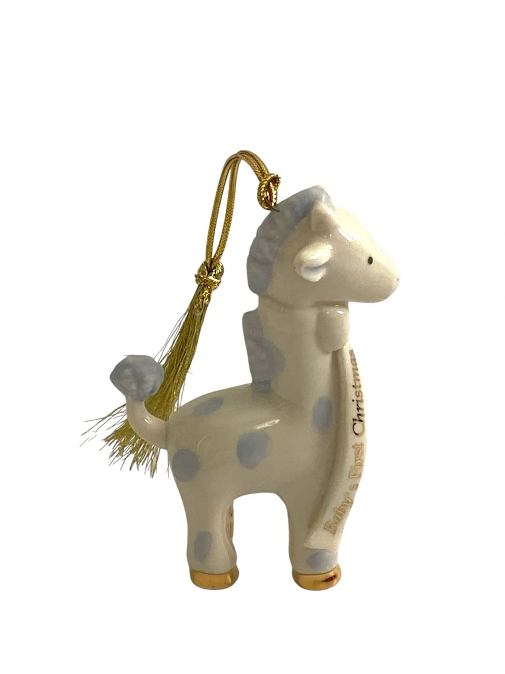 Lenox baby’s first Christmas giraffe boy 2013 Christmas ornament collection